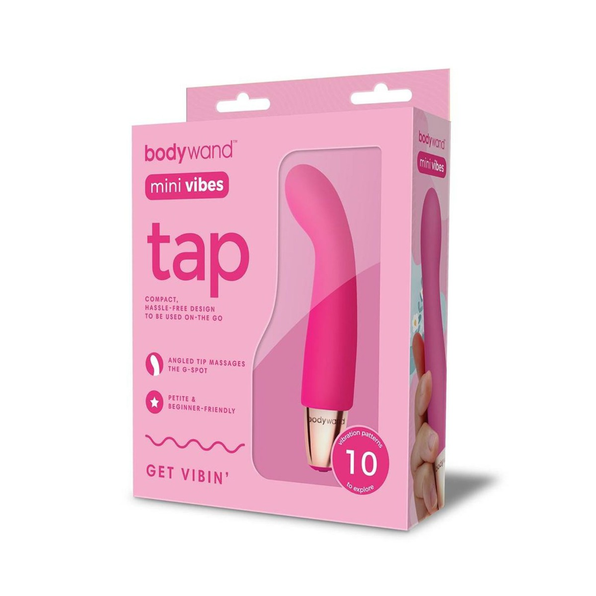 Bodywand Mini Vibes Tap Pink Sensual Secret Boutique