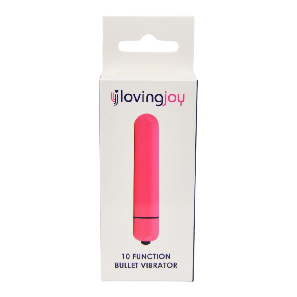 Loving Joy 10 Function Pink Bullet Vibrator Sensual Secret Boutique