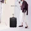 K1873-2 - Kono CABIN SIZE SOFT SHELL HAND LUGGAGE - BLACK Sensual Secret Boutique