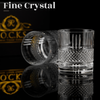 Crystal Whiskey Glasses - Set of 2 Reserve Glass Tumblers (11.5oz) | Eco-Crystal Glassware Sensual Secret Boutique