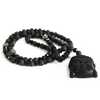 Buddha / Black Stone - Gemstone Necklace | Spiritual Jewelry Sensual Secret Boutique