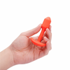 b-Vibe Vibrating Snug Plug 1 Orange Sensual Secret Boutique