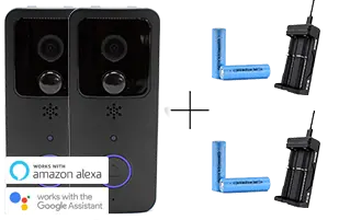 Door Ringer Intelligent Video Doorbell with Battery and Charger - Monitor, Communicate, and Secure Your Home's Front Door Sensual Secret Boutique