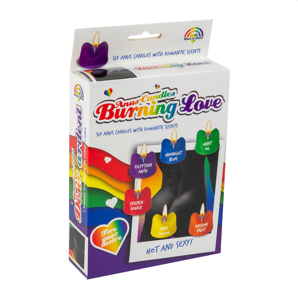 Rainbow Burning Love Anus Candles Sensual Secret Boutique