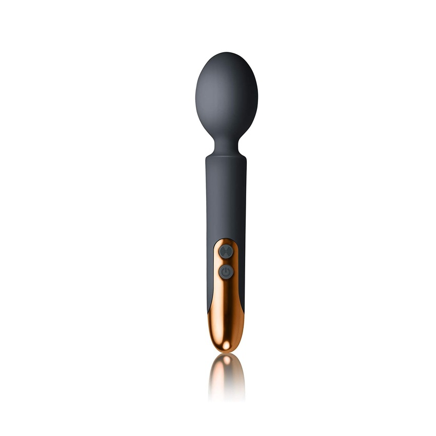 Rocks Off Oriel Rechargeable Wand Black/Copper Sensual Secret Boutique