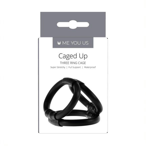 Me You Us Caged Up Cock Cage Black Sensual Secret Boutique