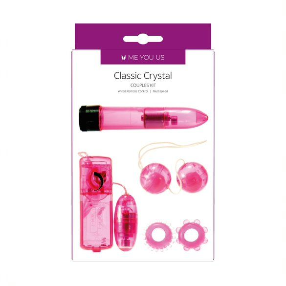 Me You Us Classic Crystal Couples Kit Pink Sensual Secret Boutique