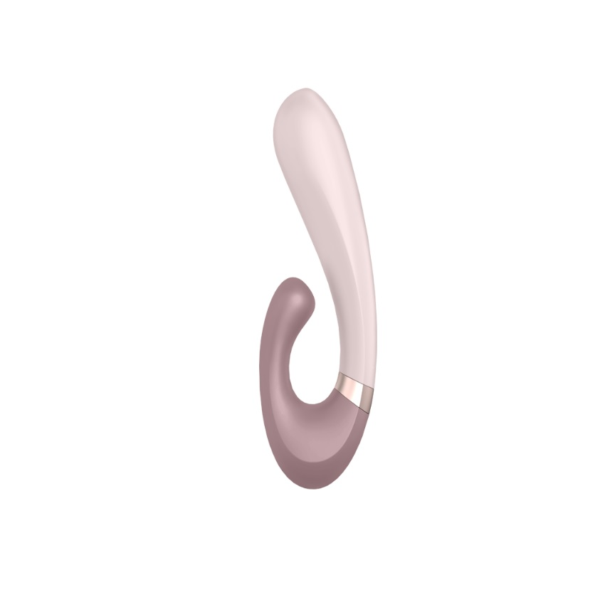 Satisfyer Heat Wave Vibrator Mauve - Powerful Heating Function, Customizable Vibration Programs, Waterproof Sensual Secret Boutique