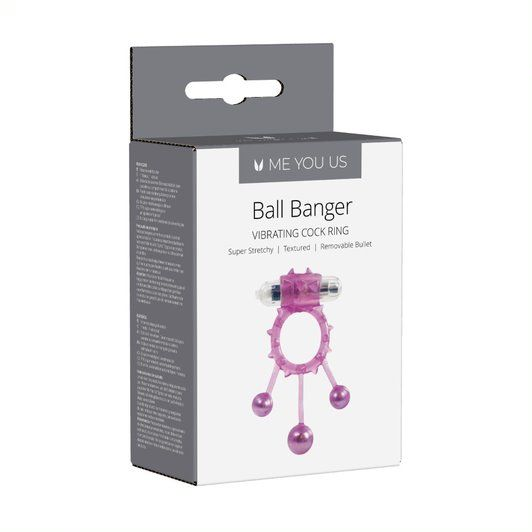 Me You Us Ball Banger Cock Ring Purple Sensual Secret Boutique