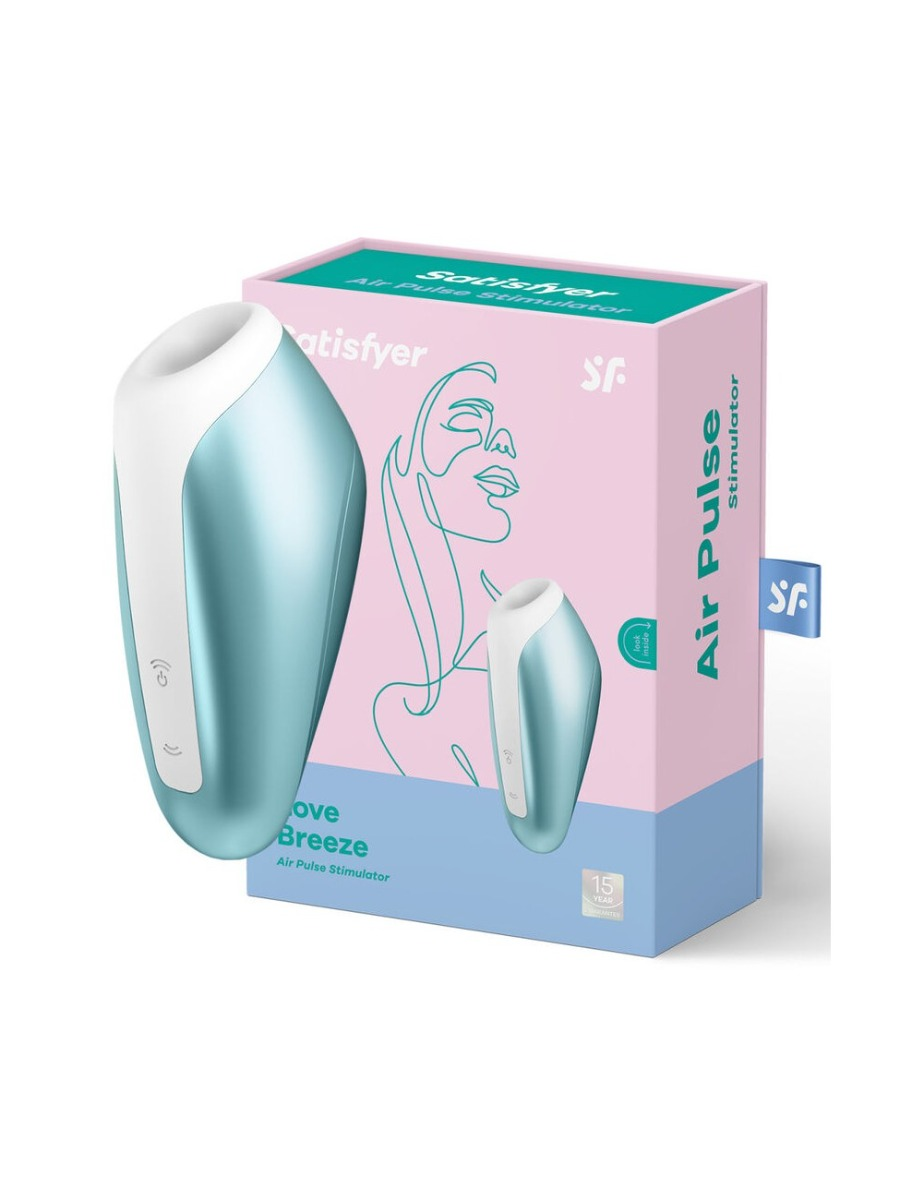 Satisfyer Love Breeze Air-Pulse Clitoris Stimulator Ice Blue Sensual Secret Boutique