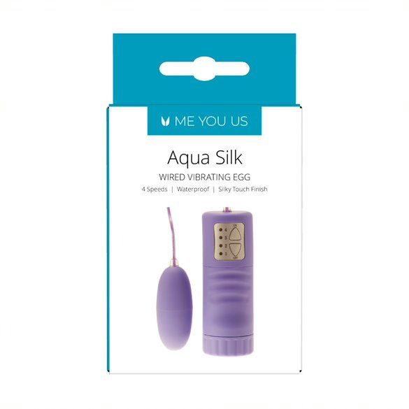 Me You Us Aqua Silk Vibrating Bullet Violet Sensual Secret Boutique