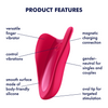 Satisfyer High Fly Finger Vibrator Red Sensual Secret Boutique