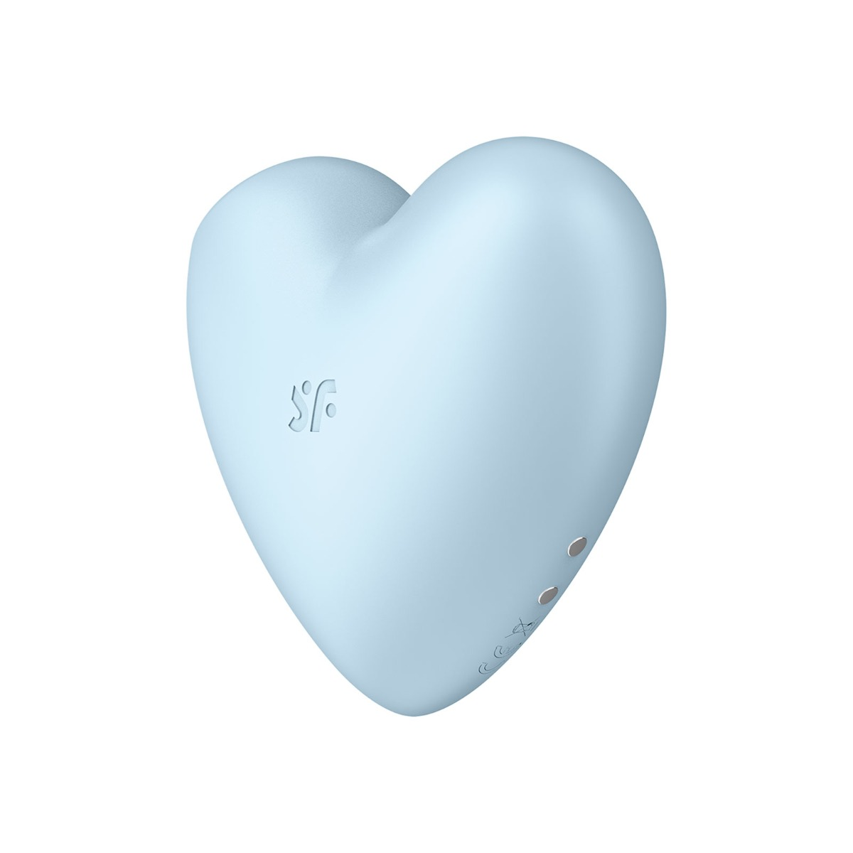 Satisfyer Cutie Heart Double Air Pulse Vibrator Blue Sensual Secret Boutique