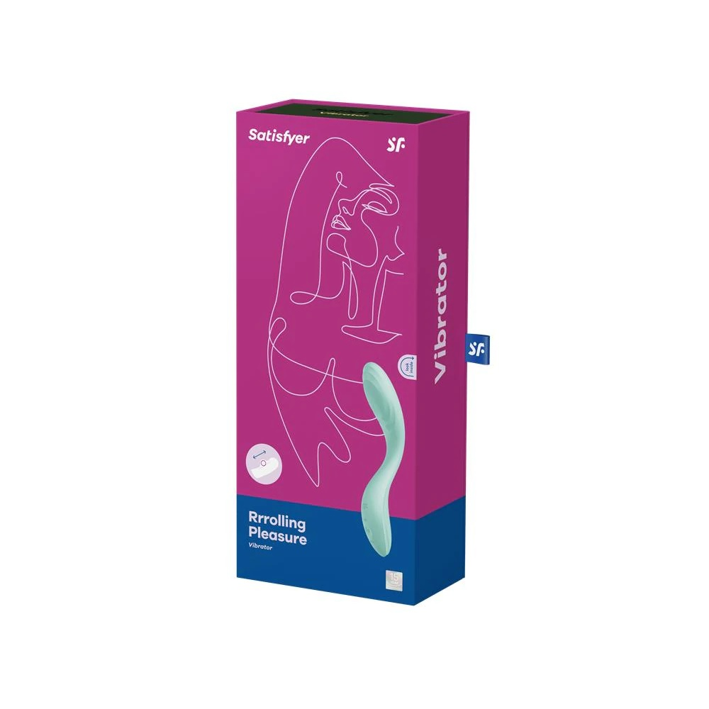 Satisfyer Rrrolling Pleasure Vibrator Mint - Enjoy Intense G-Spot Stimulation Sensual Secret Boutique