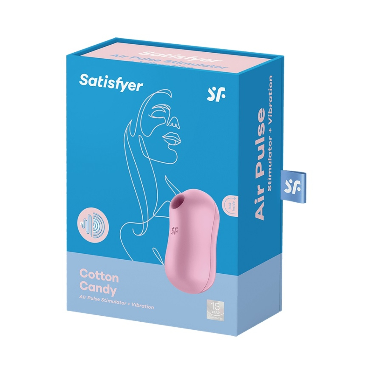 Satisfyer Cotton Candy Air Pulse Vibrator Lilac Sensual Secret Boutique