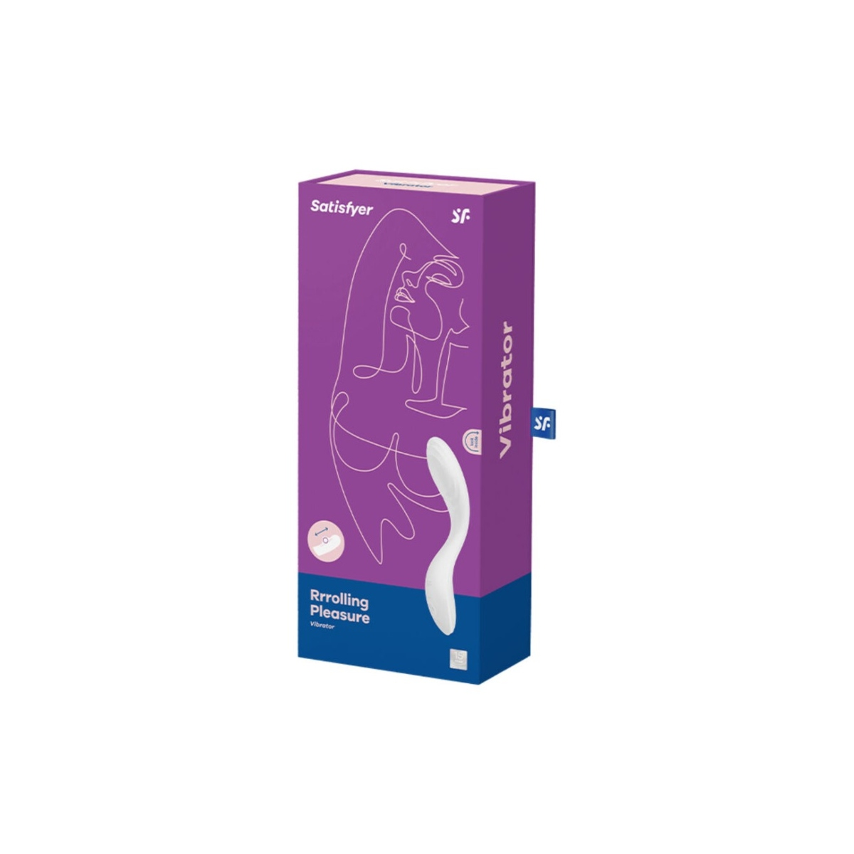 Satisfyer Rrrolling Pleasure Vibrator White - Intense G-Spot Stimulation and Sensual Vibrations Sensual Secret Boutique