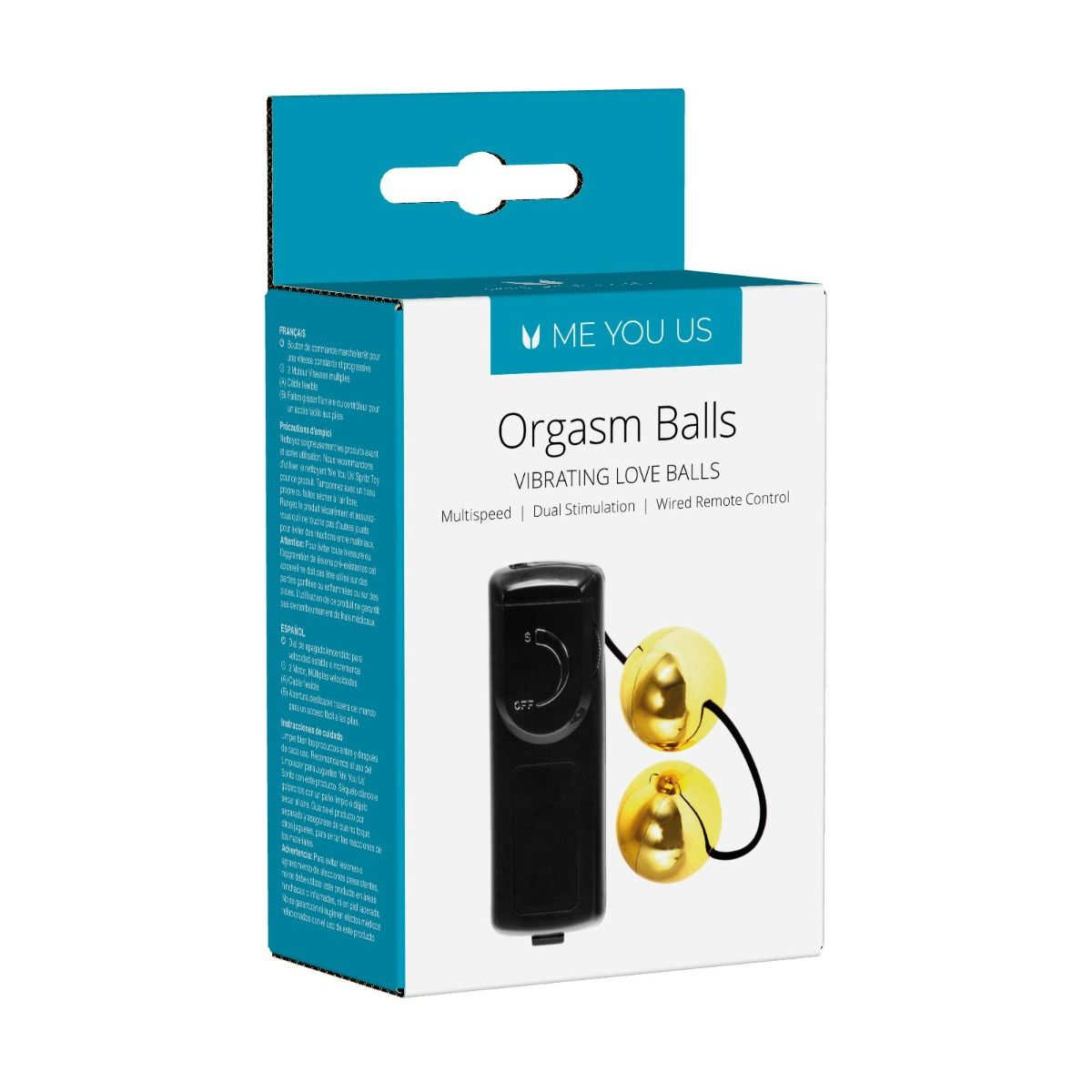 Me You Us Orgasm Balls Vibrating Balls Gold Sensual Secret Boutique