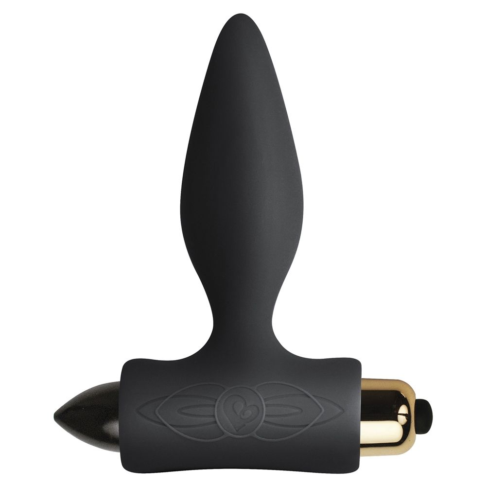 Rocks Off Petite Sensations Plug Black - Beginner-Friendly, Vibrating Anal Plug Sensual Secret Boutique