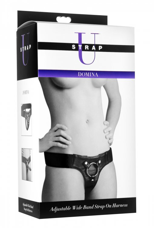 Domina Adjustable Wide Band Strap On Harness Sensual Secret Boutique