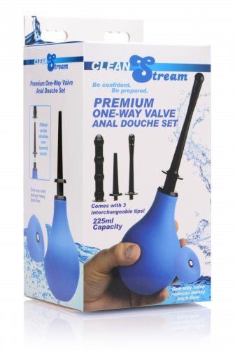 CleanStream Premium One-way Valve Anal Douche Set Sensual Secret Boutique