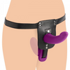 Double Take 10X Double Penetration Vibrating Strap-on Harness - Purple Sensual Secret Boutique