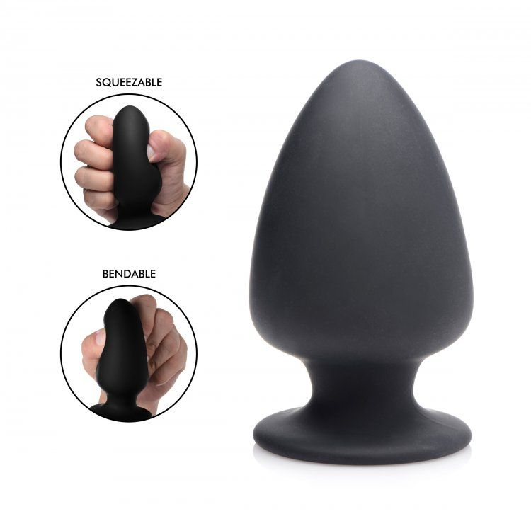 Squeezable Silicone Anal Plug - Medium Sensual Secret Boutique