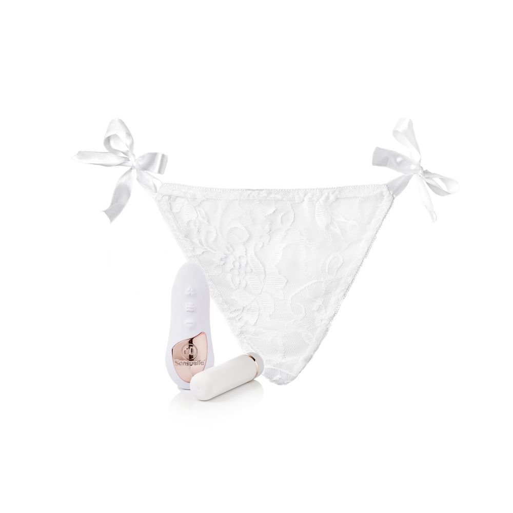 Nu Sensuelle Remote Control Pleasure Panty 15 Function White Sensual Secret Boutique