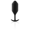 b-Vibe Snug Plug 4 Black - Weighted Butt Plug for Sensual Fullness Sensual Secret Boutique