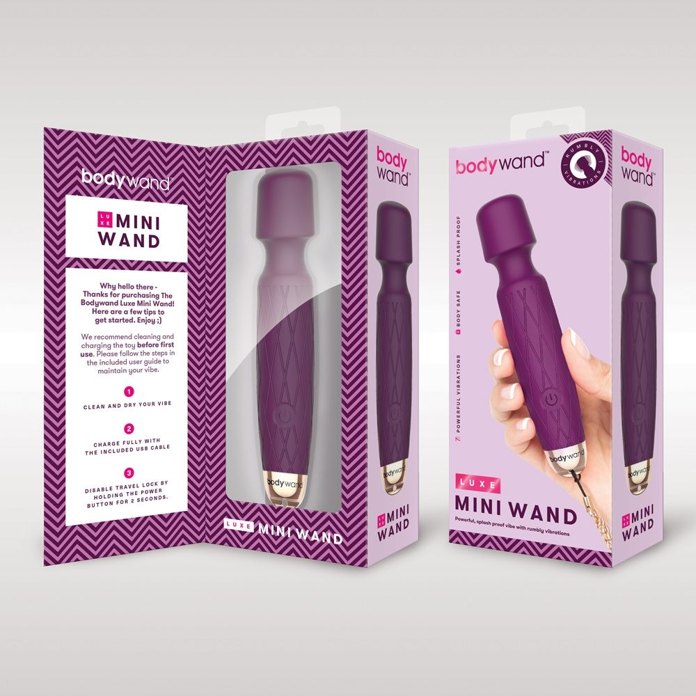 Bodywand Luxe Mini USB Purple Sensual Secret Boutique