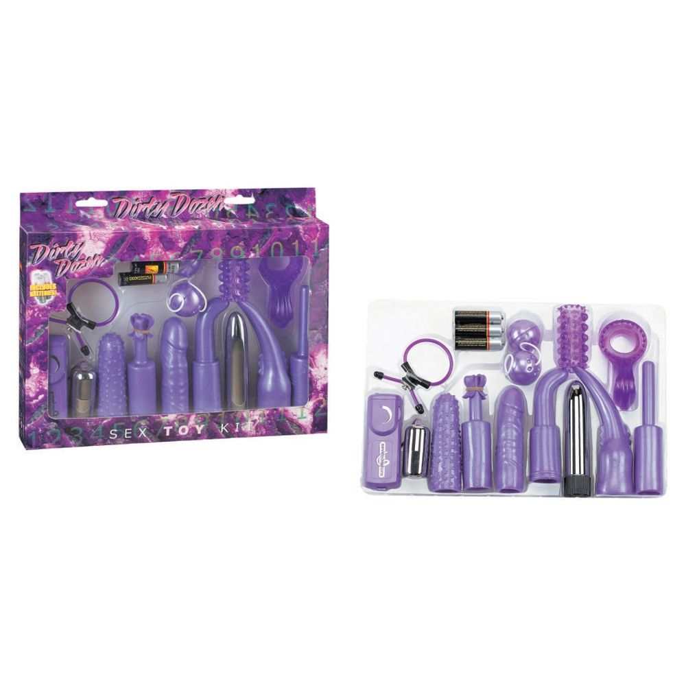 Seven Creations Dirty Dozen Couples Kit Purple Sensual Secret Boutique