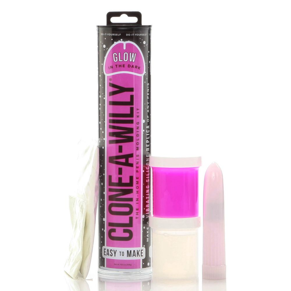 Clone A Willy Glow In The Dark Kit Hot Pink Sensual Secret Boutique