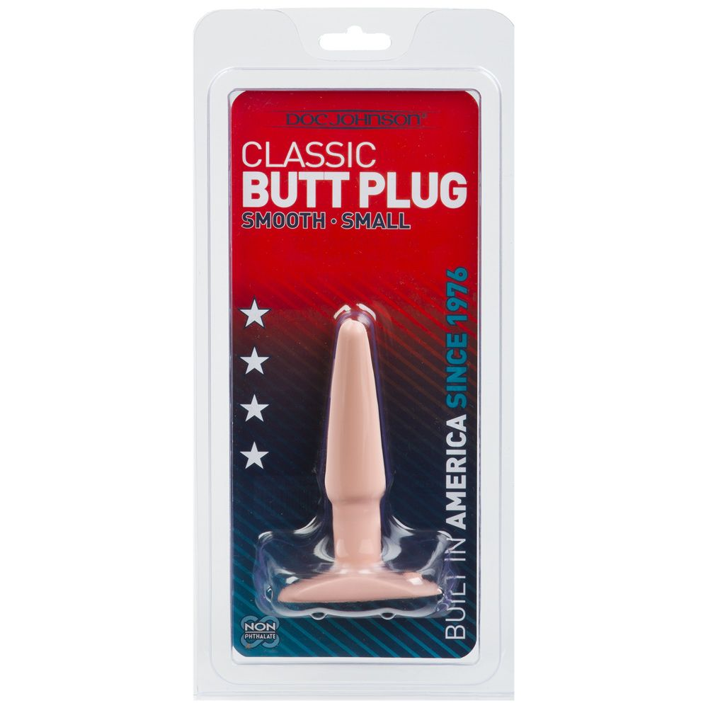 Doc Johnson Classic Butt Plug Flesh Sensual Secret Boutique