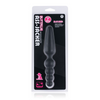 Nanma Dark Stallions Silicone Dual Butt Plug Black 7in Sensual Secret Boutique