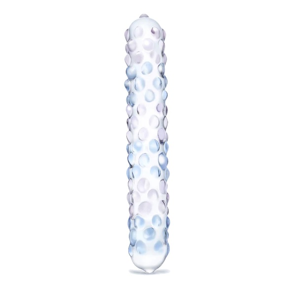 Glas 7inch Rose Nubby Dildo Purple Sensual Secret Boutique