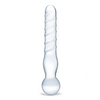 Glas 8inch Joystick Dildo Clear Sensual Secret Boutique