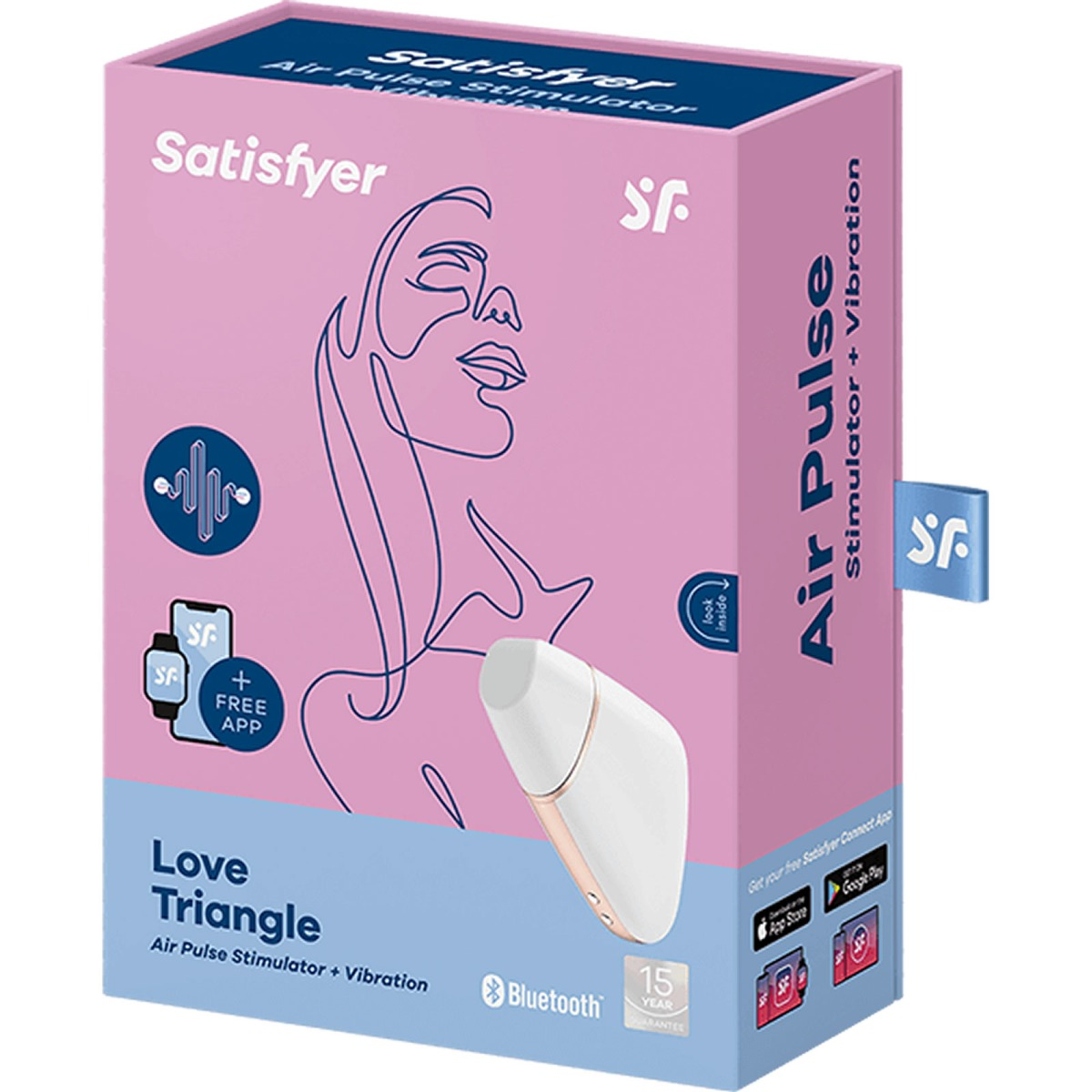 Satisfyer Love Triangle White Sensual Secret Boutique