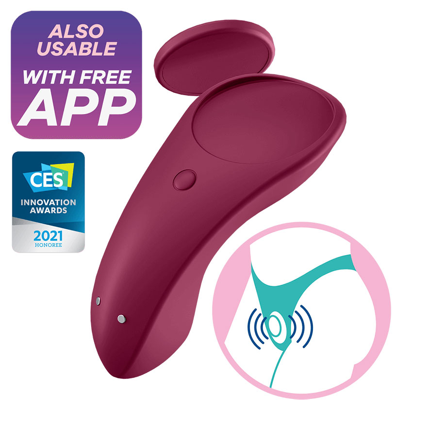 Satisfyer Sexy Secret Panty Vibrator Red Sensual Secret Boutique