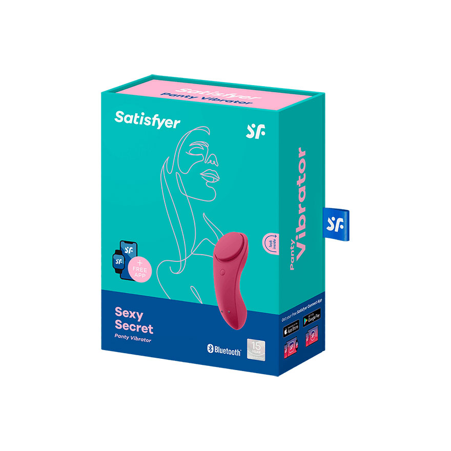 Satisfyer Sexy Secret Panty Vibrator Red Sensual Secret Boutique