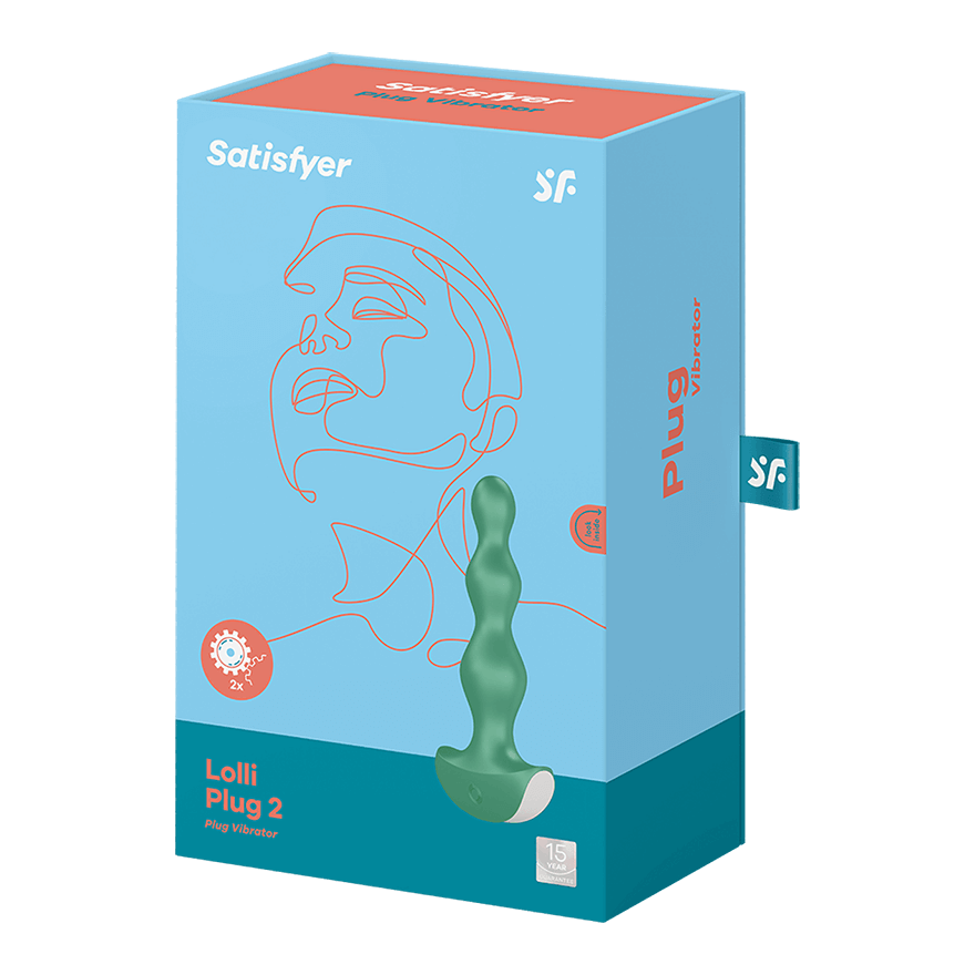 Satisfyer Lolli-Plug 2 Green - Intense Vibrations for Anal Pleasure Sensual Secret Boutique