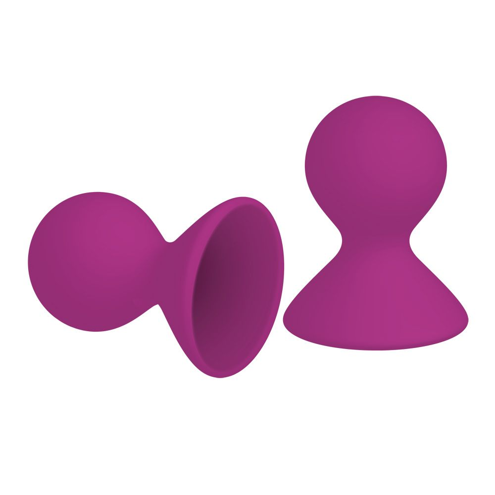 Me You Us Dual Masseuse Silicone Nipple Suckers 2 Pack Purple Sensual Secret Boutique