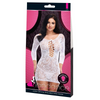 Lapdance Lace off the Shoulder Mini Dress White Sensual Secret Boutique