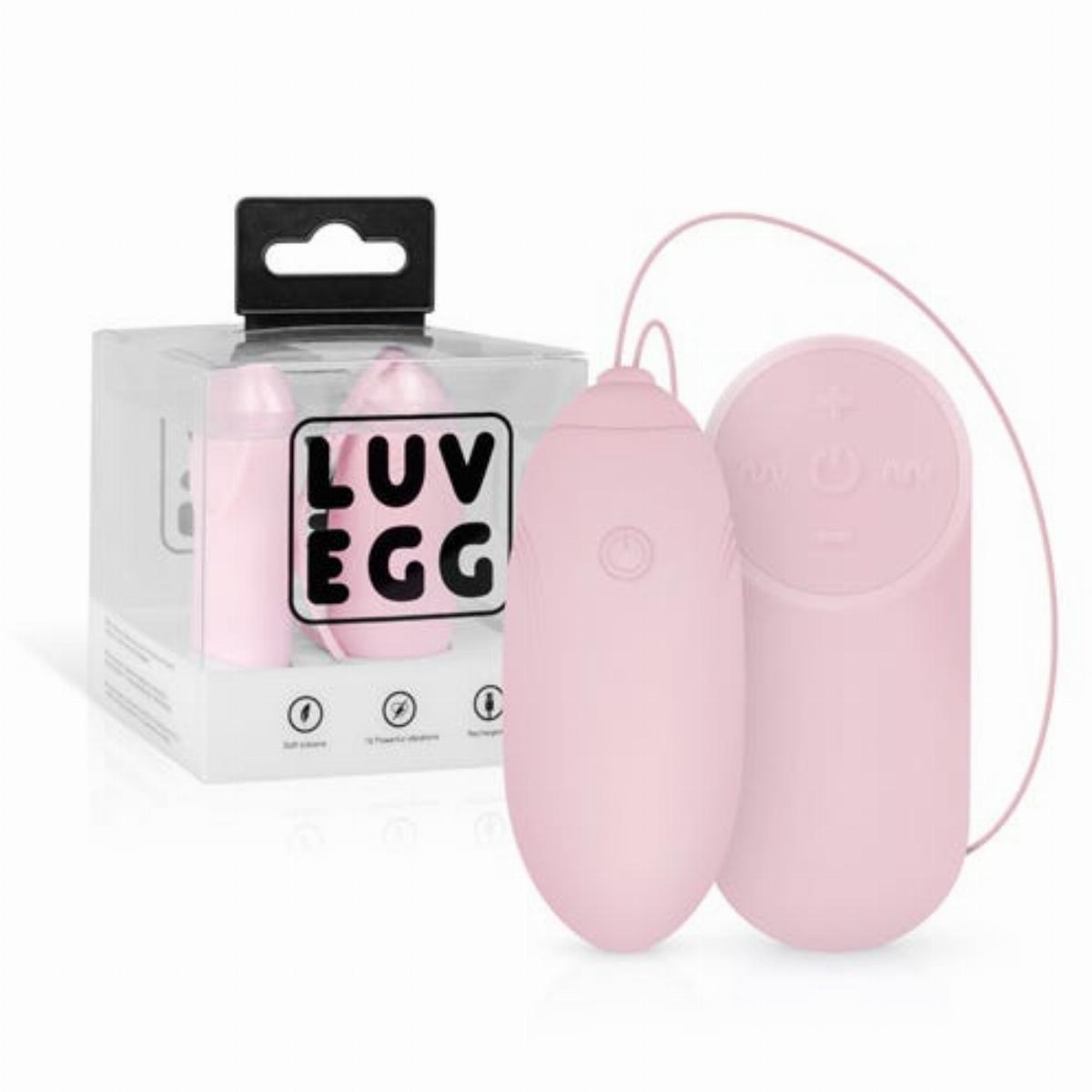 LUV EGG Vibrating Egg Pink Sensual Secret Boutique