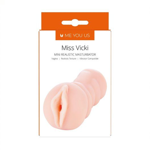 Me You Us Miss Vicki Mini Realistic Masturbator Flesh Sensual Secret Boutique