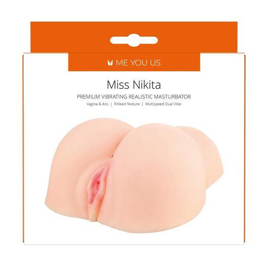 Me You Us Miss Nikita Premium Vibrating Realistic Masturbator Flesh Sensual Secret Boutique