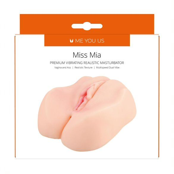 Me You Us Miss Mia Premium Vibrating Realistic Masturbator Flesh Sensual Secret Boutique