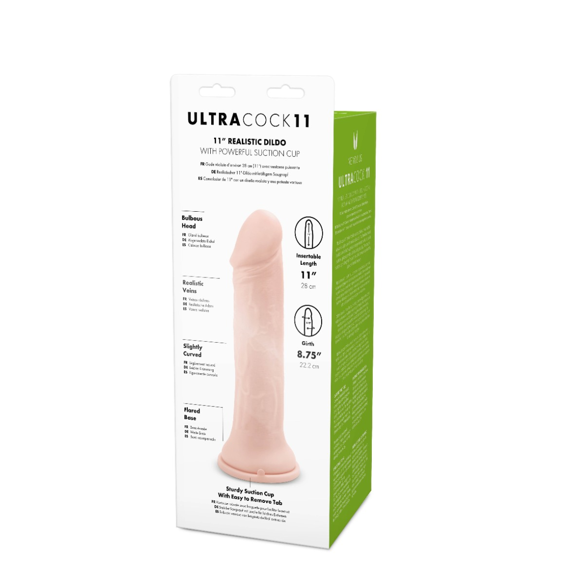 Me You Us Ultra Cock 11inch Realistic Dildo Sensual Secret Boutique