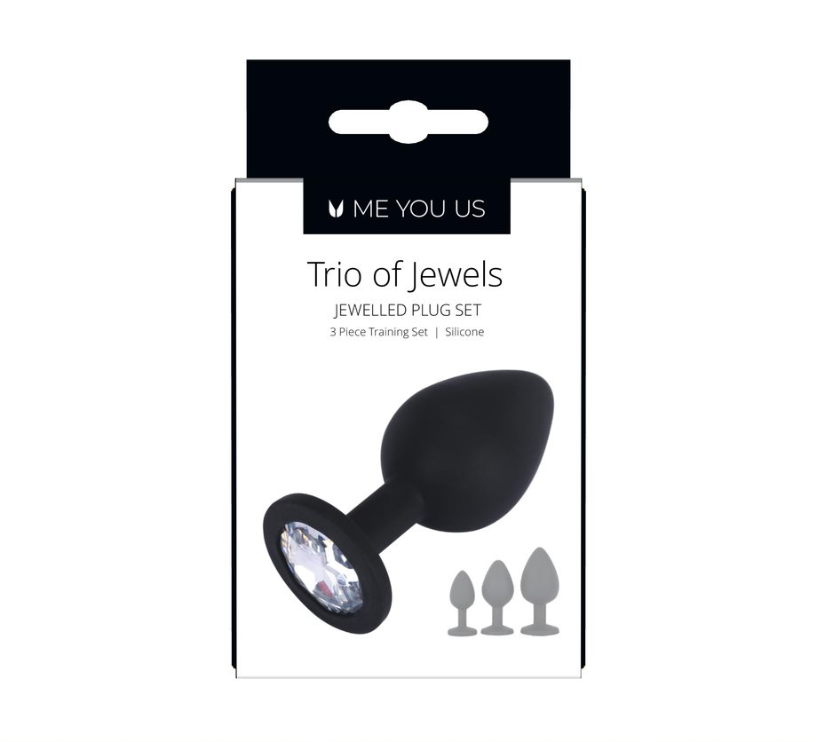 Me You Us Trio Of Jewels Black Sensual Secret Boutique