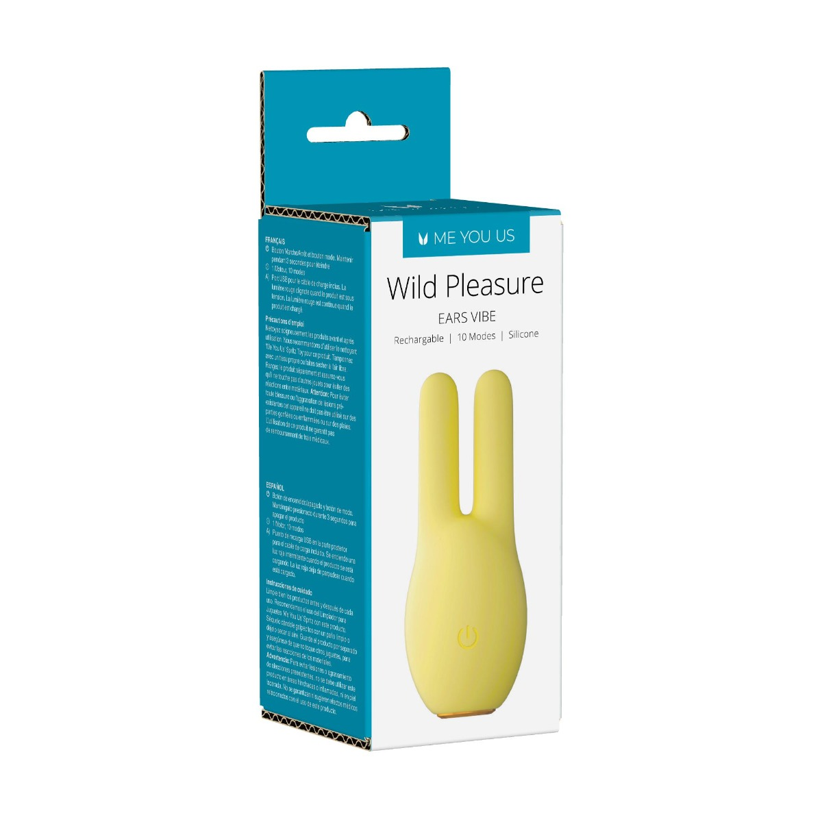 Me You Us Wild Pleasure Ears Vibrator Yellow - Powerful Bunny Vibrator Sensual Secret Boutique