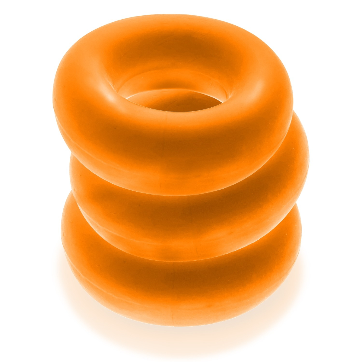 Oxballs Fat Willy 3 Pack Jumbo Cock Rings Orange Sensual Secret Boutique