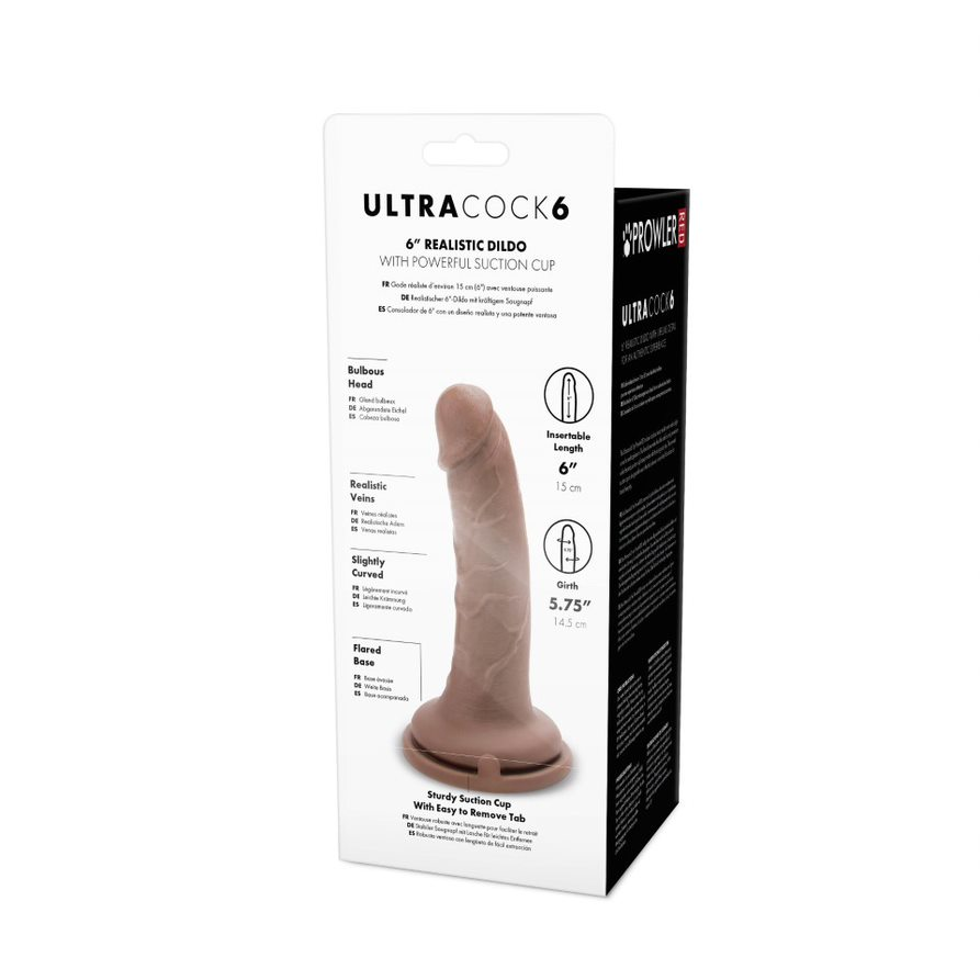 Prowler RED Ultra Cock 6 Dildo - Caramel Sensual Secret Boutique